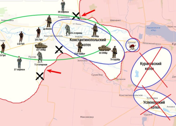 Новый котёл для ВСУ: угроза окружения нарастает в районе Дачное – Улаклы – Зеленовка