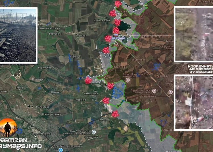 Битва за Часов Яр: Российские войска освободили село Григоровка Битва за Часов Яр: Российские войска освободили село Григоровка
