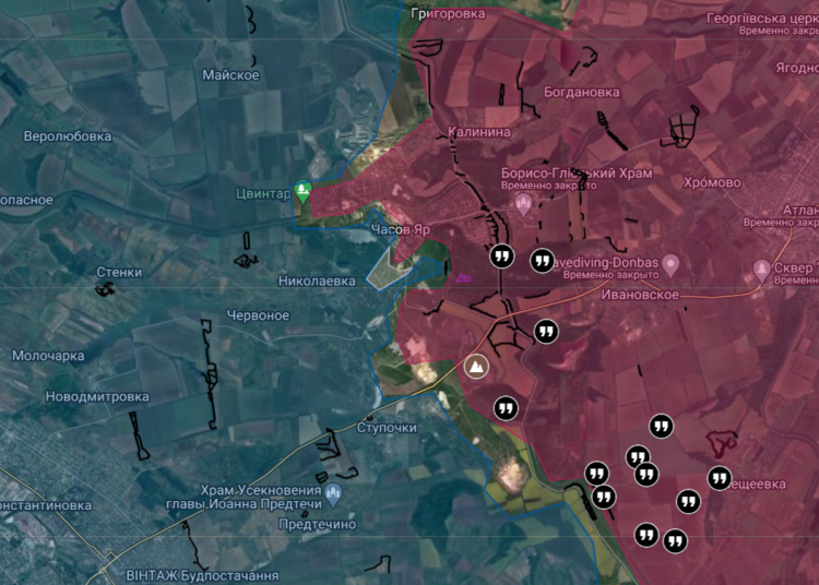 Российские силы развивают наступление в Часовом Яре