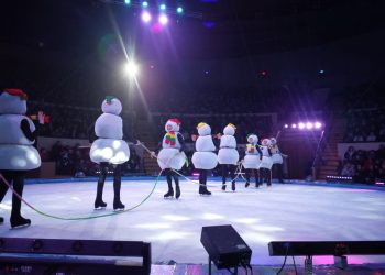 Ледовая сказка в Донецке: белые медведи покорили цирк