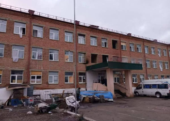 Опубликованы кадры последствий удара ВСУ по интернату в Судже