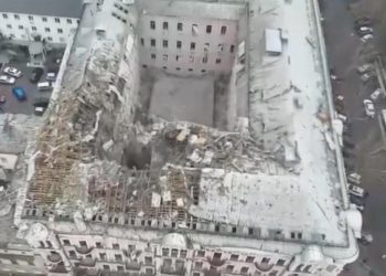 Удар по «Бристолю»: в Одессе дрон заснял разрушения, среди жертв — натовцы и ГУР