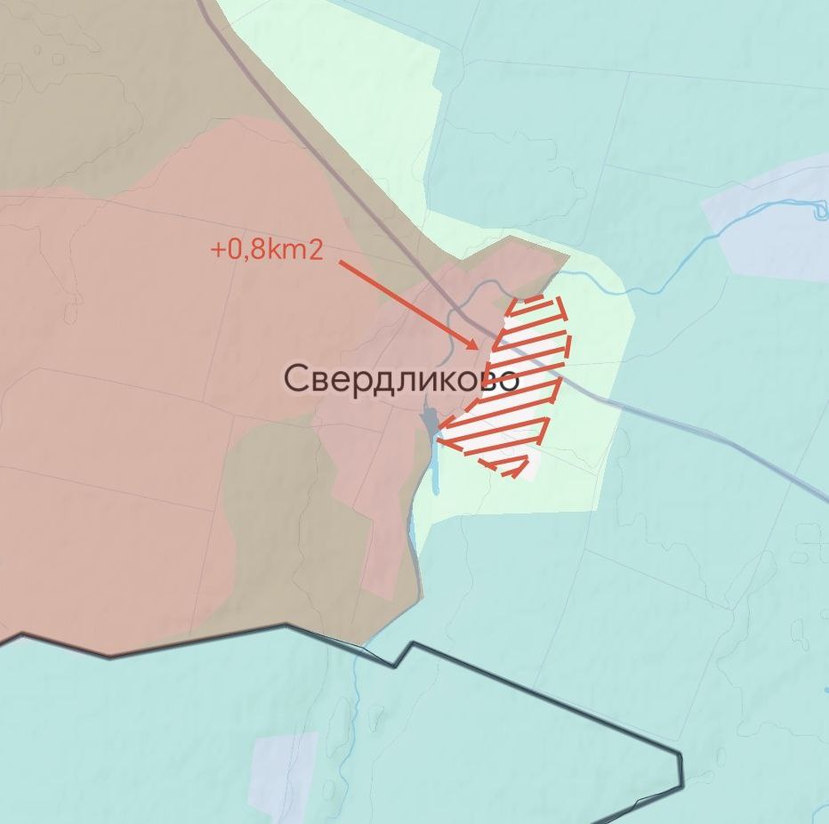 ВС РФ полностью освободили Свердликово, карта боевых действий