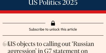 FT: США против термина «агрессор» в отношении России