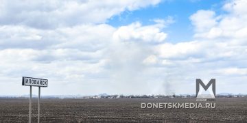 Под Иловайском произошло возгорание камыша Под Иловайском произошло возгорание камыша