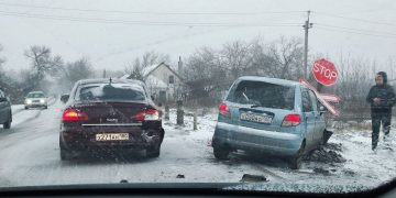 Неблагоприятные погодные условия стали причиной ДТП в Макеевке