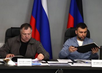 Пушилин и Хуснуллин обсудили планы строительных работ в ДНР
