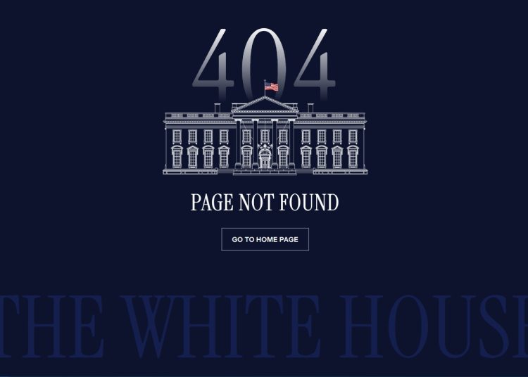 С сайта Белого дома исчезло соглашение о помощи Украине