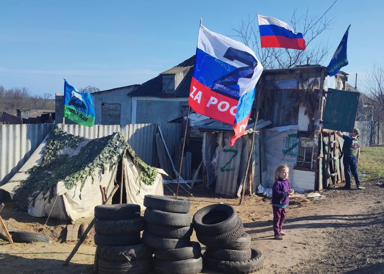 Детский блокпост: «Хотим поднять боевой дух» Детский блокпост: «Хотим поднять боевой дух»