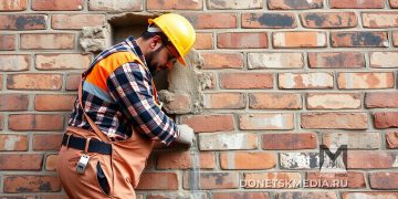 В Мариуполе восстаёт из руин Свято-Михайловский собор