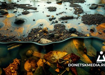 В реках Донбасса обнаружены опасные вещества — нитритный азот, фосфаты и ртуть