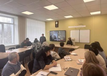 В Тельмановской гимназии школьникам рассказали, как противостоять терроризму