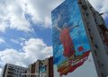 Ко Дню Победы в Донецке появился 40-метровый мурал «Родина-мать зовёт!»