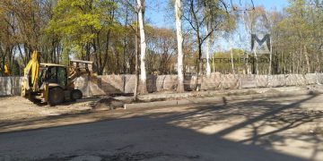 В Донецке продолжается благоустройство парка «Гулливер»