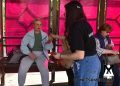 К 80-летию Победы: в Донецке прошла патриотическая акция с георгиевскими лентами