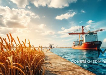 Мариуполь увеличил экспорт через морской порт на 80% Мариуполь увеличил экспорт через морской порт на 80%