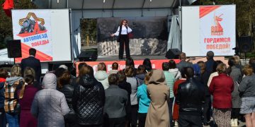 Патриотическая акция «Автопоезд Победы» стартовала в ДНР Патриотическая акция «Автопоезд Победы» стартовала в ДНР