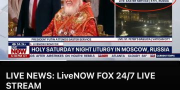 Телеканал Fox News обозначил Киев российским городом в пасхальной трансляции