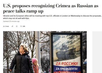 Washington Post: США на переговорах в Лондоне предложат признать Крым российским
