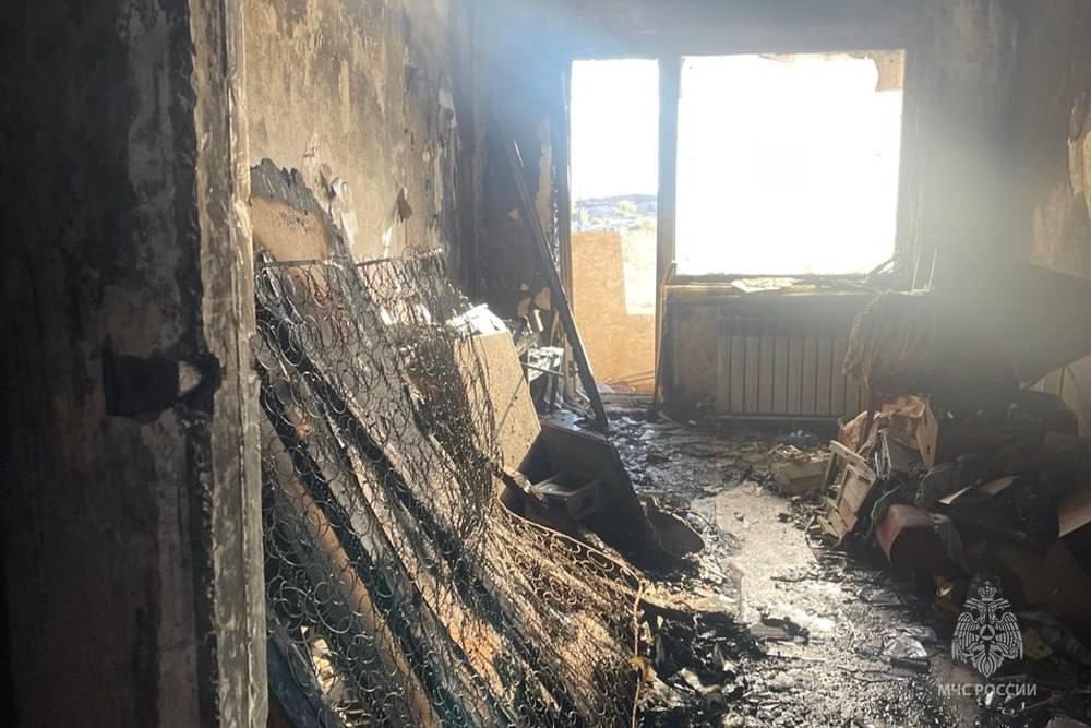 В Мариуполе горела квартира спасатели предотвратили большую беду