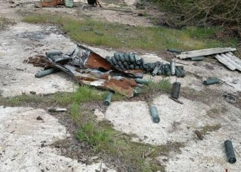 Росгвардия уничтожает найденные боеприпасы на донецком направлении