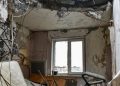 В Донецке начали восстанавливать два многоэтажных дома, разрушенных обстрелами ВСУ