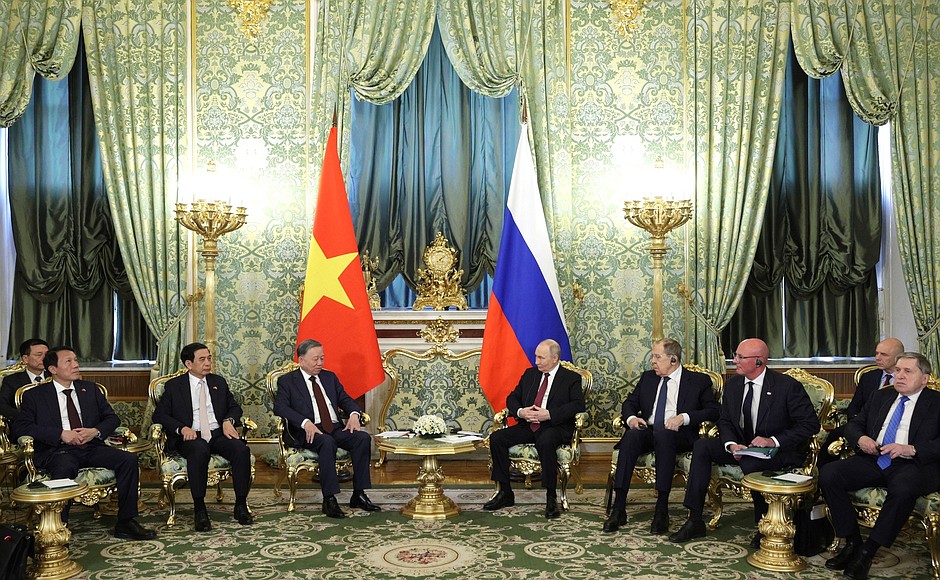Путин и То Лам согласовали вектор развития российско-вьетнамских отношений