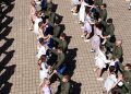 "Вальс Победы": Дебальцево встречает юбилей Победы с оркестром и танцами