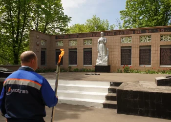 МОСГАЗ соединяет Москву и Донецк огнём Победы