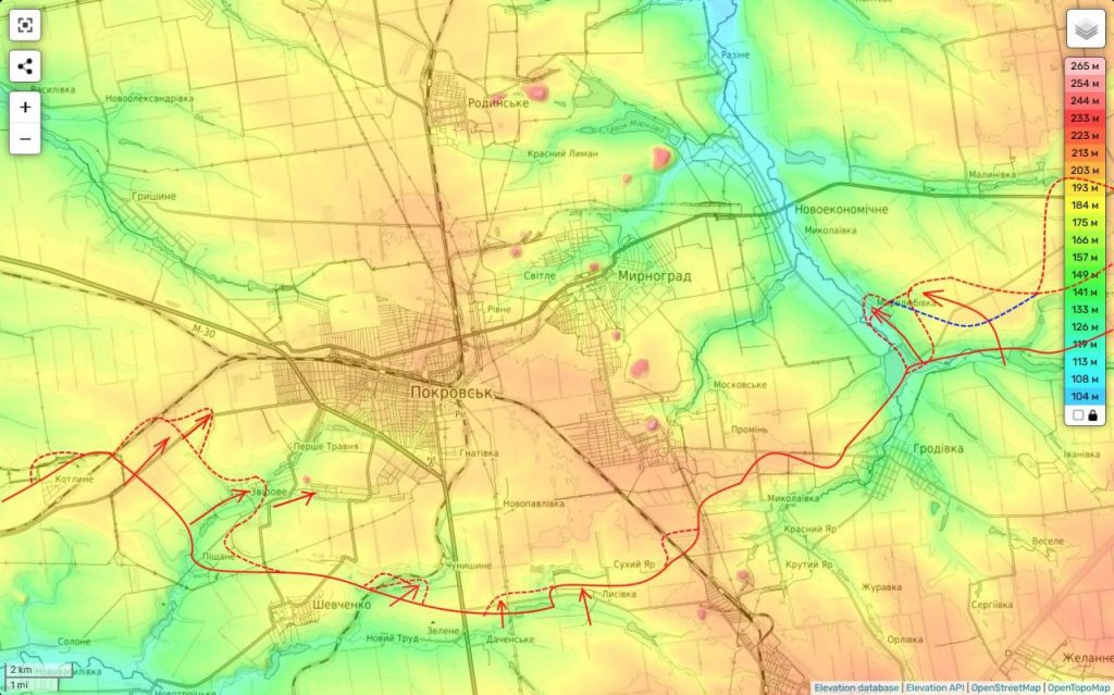 ВС РФ перерезали трассу Покровск-Константиновка, карта СВО на Украине на 3 мая