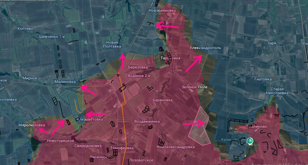 ВС РФ перерезали трассу Покровск-Константиновка, карта СВО на Украине на 3 мая