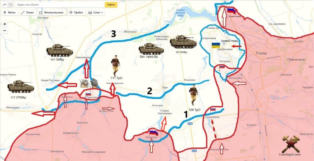 ВС РФ завершают штурм н.п. Беловоды в Сумской области, карта СВО на Украине на 5 мая