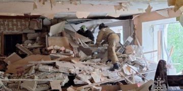 Взрыв бытового газа в Донецке: трое пострадавших извлечены из-под завалов