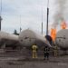 Удар дрона ВСУ по Енакиево: повреждены цистерны газонакопительной станции