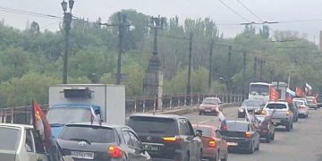 Донецк отметил приближение Дня Победы автопробегом