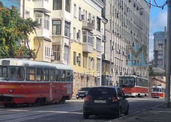 Движение трамвайного маршрута № 1 в Донецке остановлено из-за ДТП