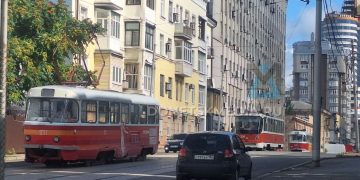 Движение трамвайного маршрута № 1 в Донецке остановлено из-за ДТП