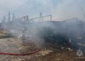 Пожарные предотвратили взрыв газового баллона в кафе Седово