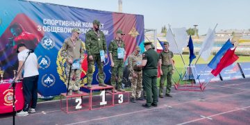 Перерыв на спорт: в ЛНР прошли соревнования по офицерскому троеборью