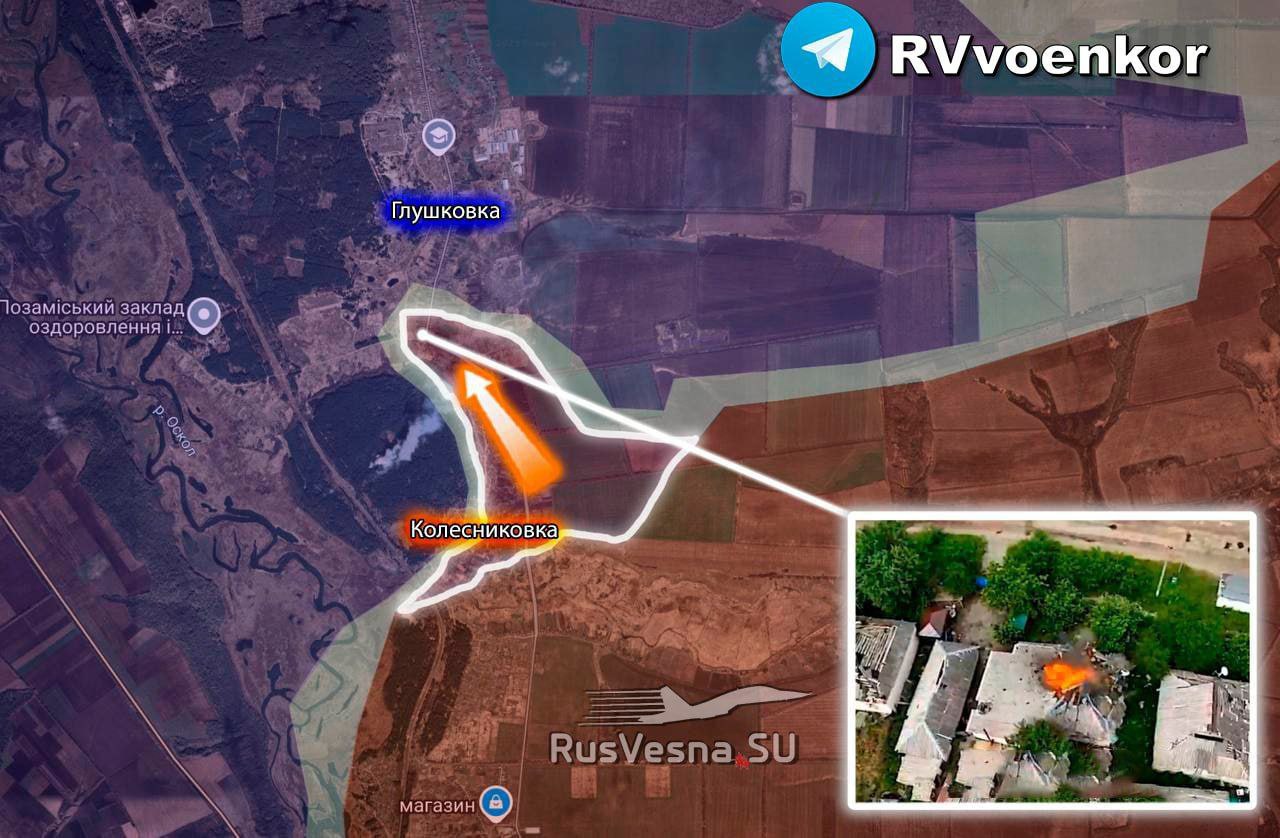 Российская армия сжимает огневые клещи вокруг Купянска, карта СВО на 28 июня
