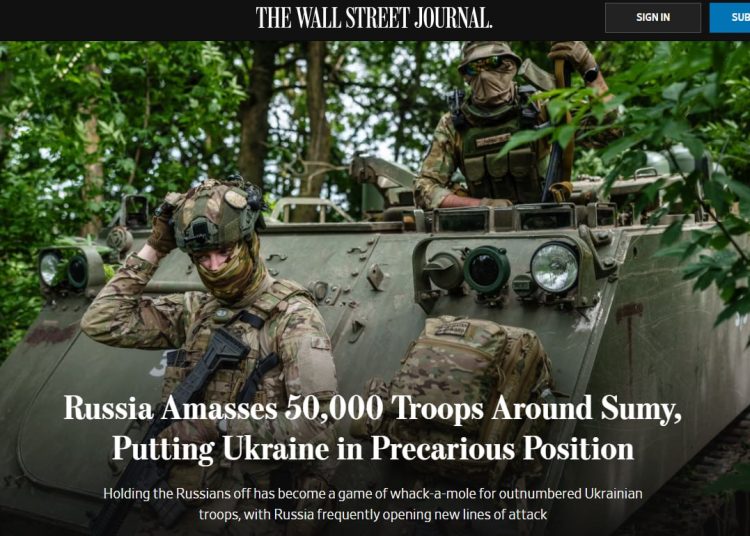 Россия наращивает мощь у границы: 50 тысяч военных стоят под Сумами