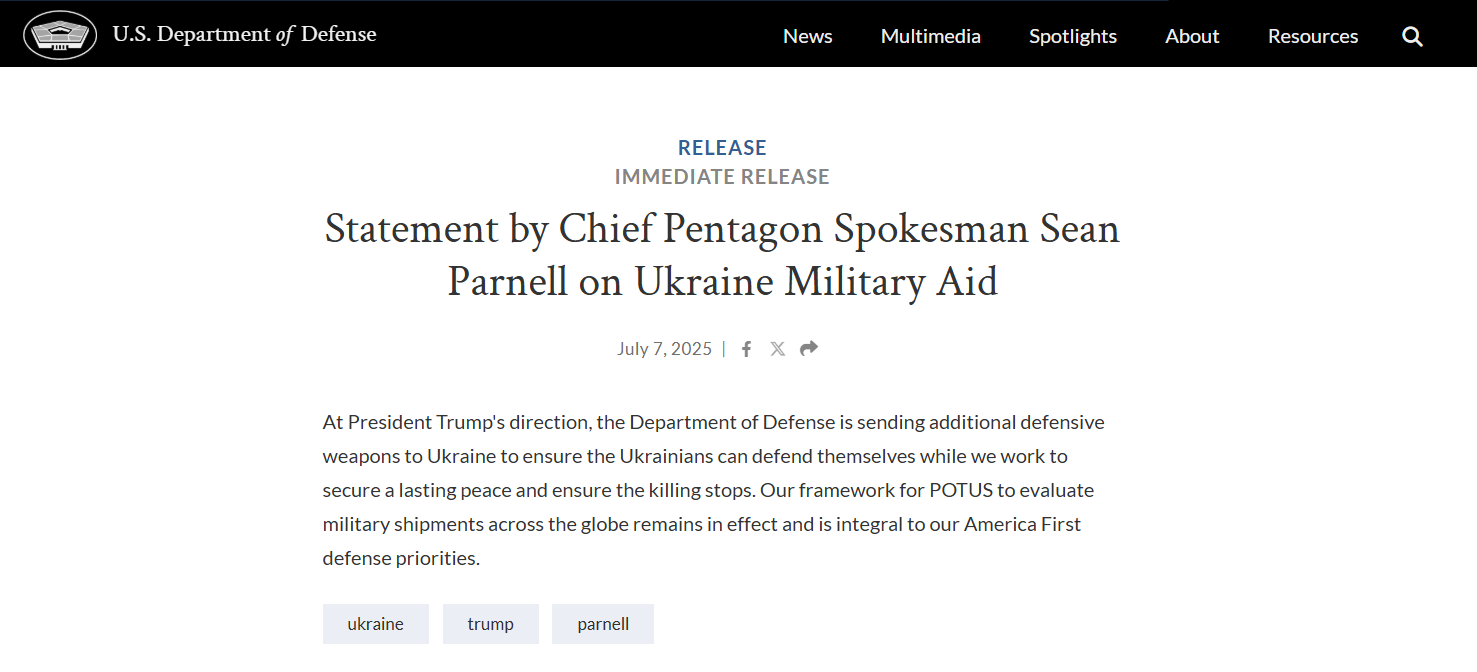 Трамп "переобулся": США возобновят поставки оружия на Украину