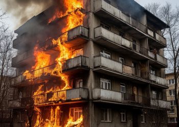 Собиратель мусора чуть не погубил пятерых соседей и собаку