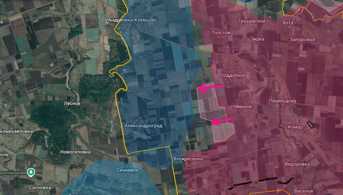 ВС РФ освободили село Белая Гора, продвинулись под Покровском и Константиновкой: карта СВО на 21 июля.