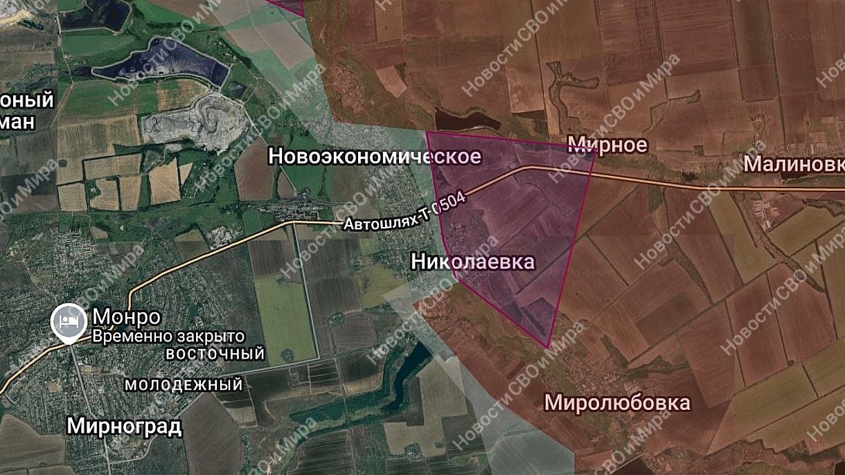 Главное на фронтах: Продвижение в Часов Яре и освобождение Николаевки, карта СВО на 14 июля