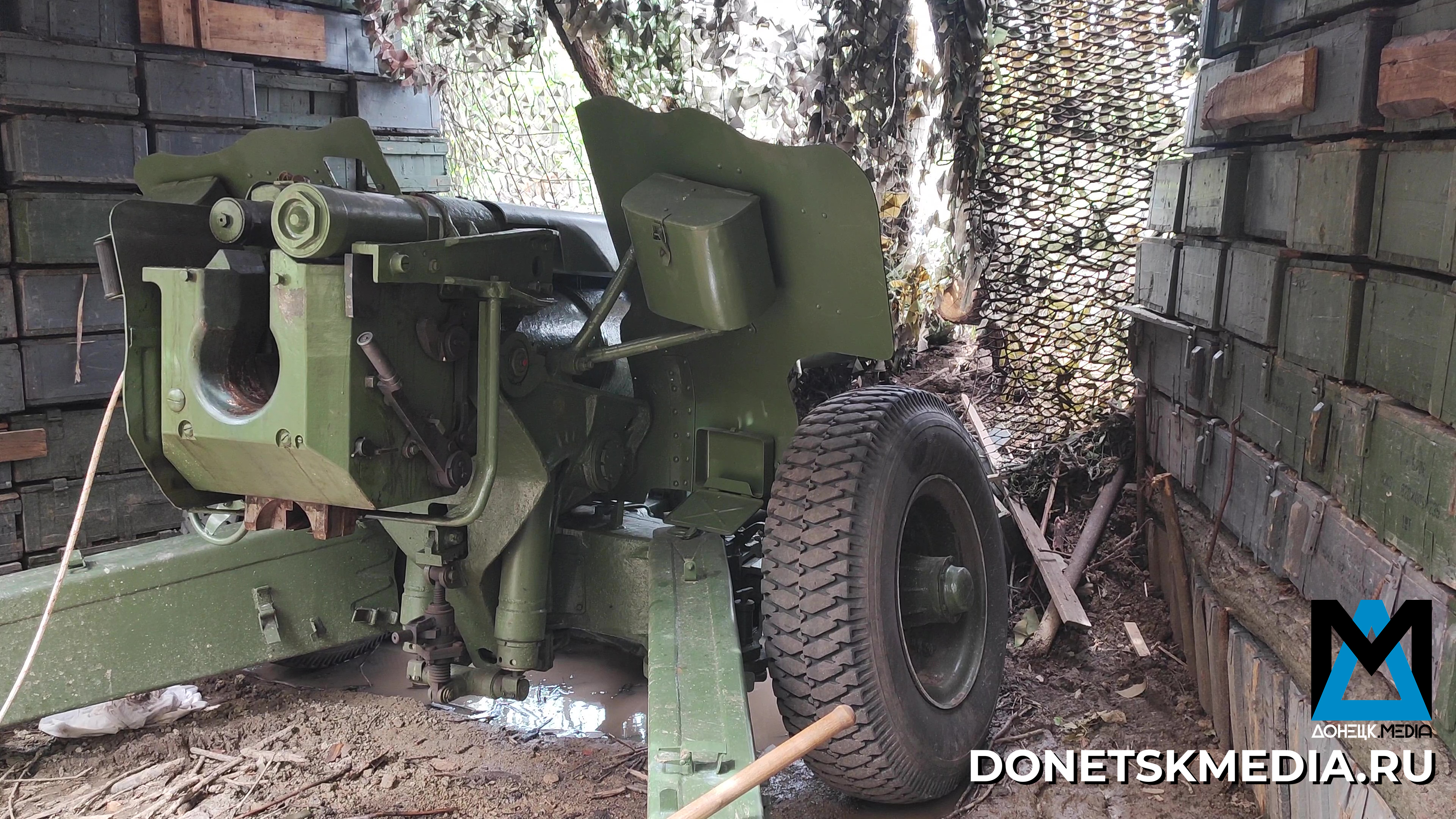 Сквозь дроны к «Богам войны». Один день с артиллеристами