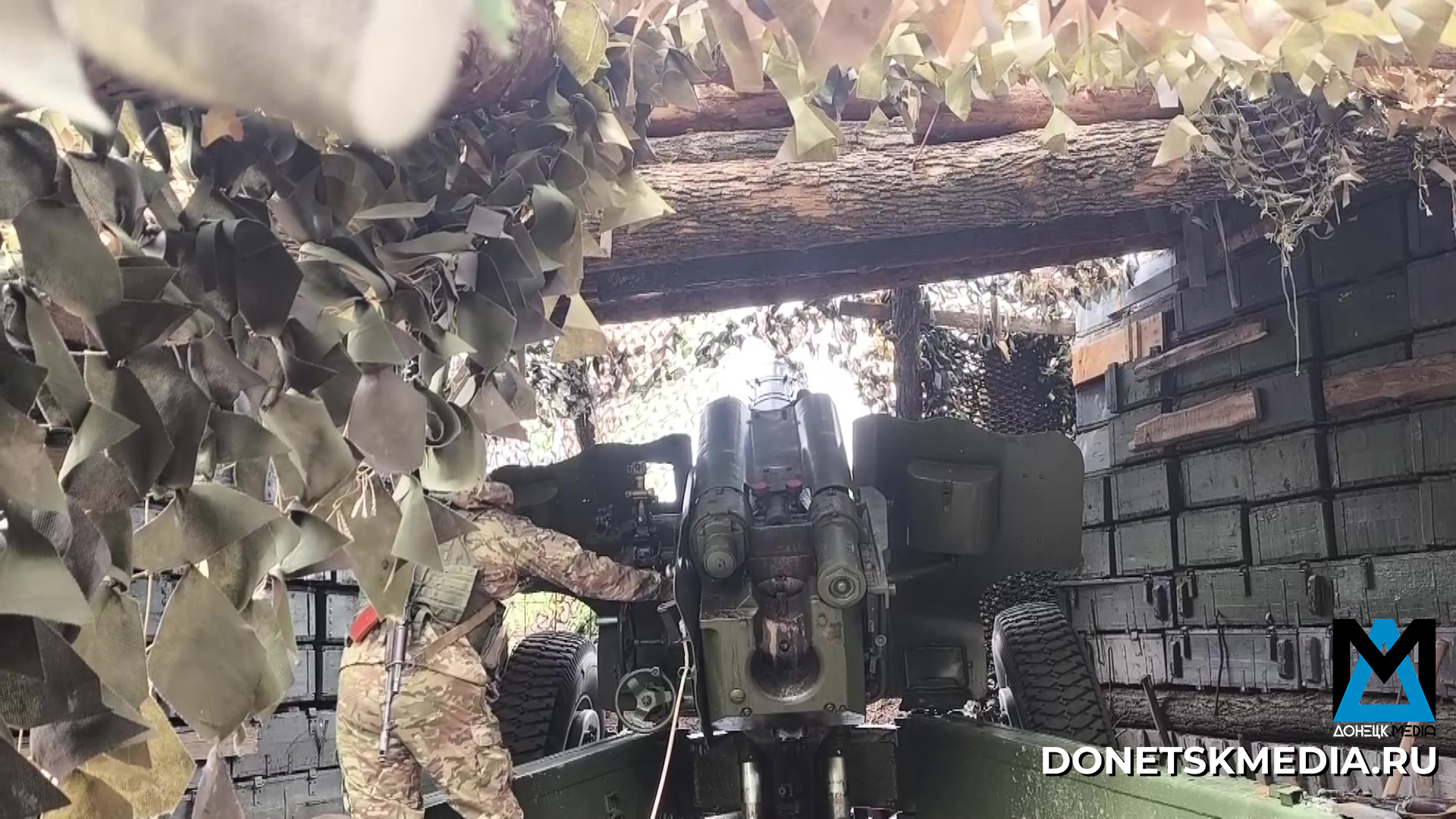 Сквозь дроны к «Богам войны». Один день с артиллеристами