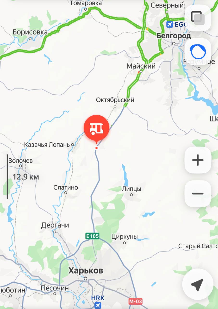 Киев отрицает потерю контроля над КПП "Гоптовка" под Харьковом