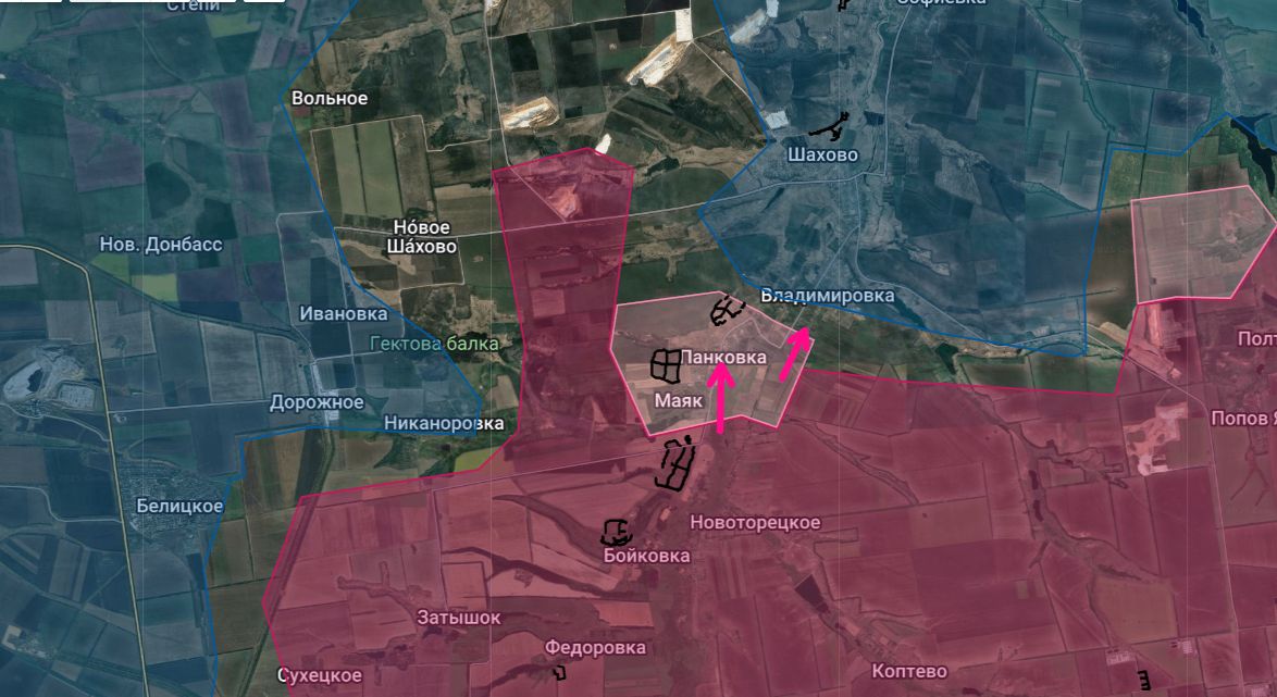 Добропольский разгром: Прорыв продолжается танковым катком, карта СВО на 13 августа