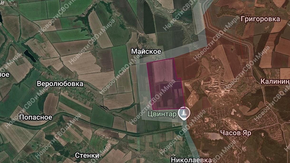 Российские войска прорываются к Доброполью, карта СВО на 12 августа